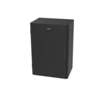 ORTRONICS  VWMFD-4RU-36-B   4RU Vertical Wall-Mount Cabinet with Full Door - 36in Height