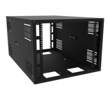 HAMMOND MANUFACTURING CO  SDC249U36BK   Multi-Use Rack Cabinet, Wall/Ceiling/Freestanding Mount, Heavy Duty, 9U, 24