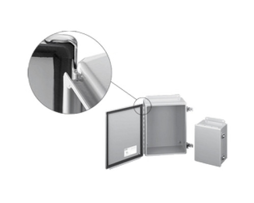 HOFFMAN ENCLOSURES INC  A1210CHFTC   J Box, Type 12 Hinged Cover FTC, Size/Dims: 12.00x10.00x4.54, Material/Finish: Steel/Gray