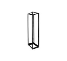 CHATSWORTH PRODUCTS CPI  15217-703  Adjustable QuadraRack, 12-24 Mounting Holes, 750mm - 900mm Deep, 45 RMU. 7’ High, Black