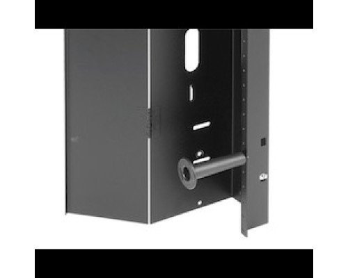 HOFFMAN ENCLOSURES INC  PVCM167   Vertical Cable Manager for 700- and 800-mm Wide Cabinets, fits 1600x700mm, Black, Steel