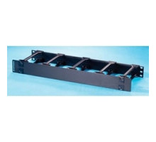 ORTRONICS  MM6HM61RU  OR-MM6HM61RU  Cable Management Panel, Organizers, 483 MM W x 172 MM D x 44 MM H, Horizontal Cable Mounting, 6-Port Finger Spacing, Black