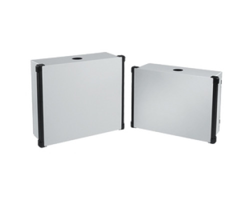 HOFFMAN ENCLOSURES INC  CP475030B   CONCEPT OI Enc, Blue Trim, Size/Dims: 470x500x300mm, Material/Finish: Steel/LtGray