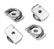 HOFFMAN ENCLOSURES INC APS51618CN  Clamping Nuts Qty 20 , Size/Dims: 5/16--18, Material/Finish: Steel/zinc