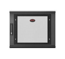 APC BY SCHNEIDER ELECTRIC  AR109SH4   APC NetShelter 9U Wallmount Rack Enclosure Cabinet Single Hinged Switch Depth