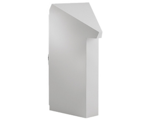 HOFFMAN ENCLOSURES INC  PGLD45DC   Desk Console Wedge, Material/Finish: Steel/LtGray