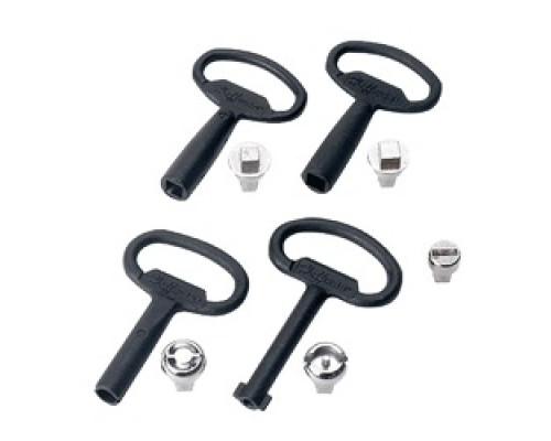 HOFFMAN ENCLOSURES INC  LLKDBM3   Key insert, Material/Finish: Steel/Chrome