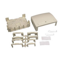 WIREMOLD  PDB4TJFW   Nonmetallic four tracjack large data box pdb