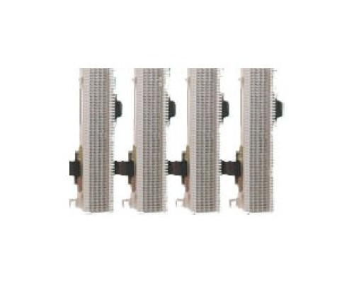 SIEMON COMPANY  CC-2025-TB-DC   CC Frame, Full Size, 10 Bracket, Top & Bottom Spools, S89D Brackets