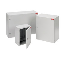 HOFFMAN ENCLOSURES INC  G600500300G   Wall-Mt Enc w Gl Plate, IP66, UL4/12, Size/Dims: 600x500X300mm, Material/Finish: Steel/paint