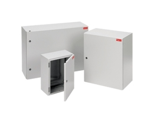 HOFFMAN ENCLOSURES INC  G1000800400G   Wall-Mt Enc w Gl Plate, IP66, UL4/12, Size/Dims: 1000x800X400mm, Material/Finish: Steel/paint