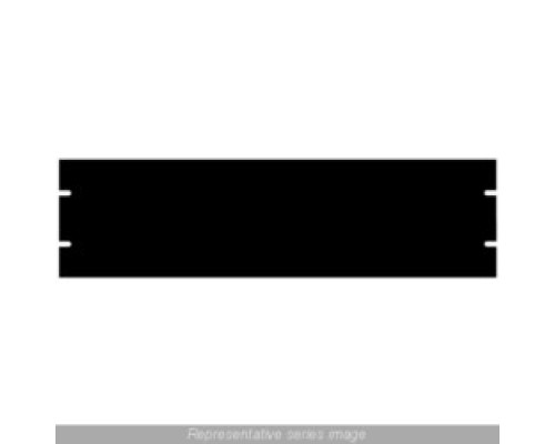 HAMMOND MANUFACTURING CO  PBPS19003BK2   2U STEEL BLANKING PANEL