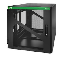 APC BY SCHNEIDER ELECTRIC  AR112SM   APC NetShelter 12U Wallmount Rack Enclosure Cabinet Side Mount UPS Depth