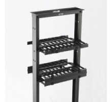 B-LINE  SB87019D2FB   RCM+ Horizontal Cable Manager with Cover, Double Sided, 2RUHx19