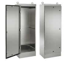 HOFFMAN ENCLOSURES INC  A72HS3624SSLPQT   SS 1 DR GP 72X36X24, Size/Dims: 72.13x36.06x24.15