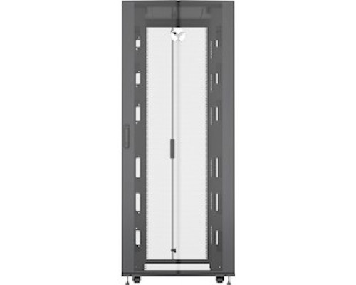 VERTIV  VR3107   Cabinet, VR Rack 48U 600MM Wide, 1100MM Deep w/Sides, Black