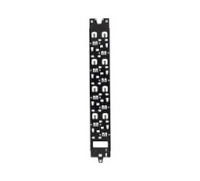 PANDUIT  XG-VCM42B   Vertical Cable Manager Panel for FlexFusion 42RU Cabinet. Tool-less panel for cable management. Accepts D-Rings; S1DR, S2DR and L-Rings; S1LR, S2LR. Black