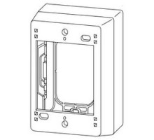 WIREMOLD  NM2044-2WH   Non-Metallic Device Box, Extra Deep, 2-Gang, 4-7/8