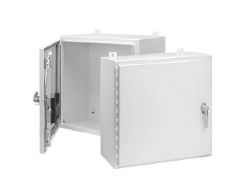 HOFFMAN ENCLOSURES INC  A36H3612SSLP3PTW   Wall-Mount 4X Encl, 3pt Latch, Size/Dims: 36.00x36.00x12.00, Material/Finish: SS / White