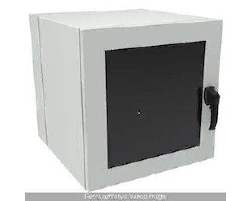 HAMMOND MANUFACTURING CO  EN4DH162415LG   7U 24W 15D N4/12 ECLIPSE   SWING-OUT WALL MOUNT CABINET W/ SOLID DOOR