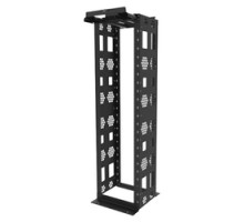 ORTRONICS  MM6E716   MM6 Enhanced Channel Rack Black 16.25inch Deep channel 7ft High 45 RU tapped #12-24