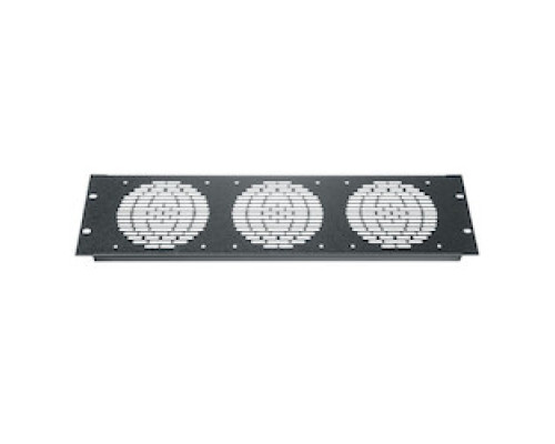 MIDDLE ATLANTIC PRODUCTS  TFP3   Fan Panel, Accepts 3 Fans, Textured