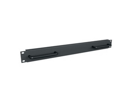 MIDDLE ATLANTIC PRODUCTS  EB1-H   Blank Panel, 1 RU, Steel, Flanged w/Handles