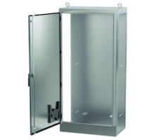 HOFFMAN ENCLOSURES INC  AU84X4024BSSLP   UNIVERSAL FREESTAND, 1 DOOR BOTH SIDES OPEN STAINLESS STEEL
