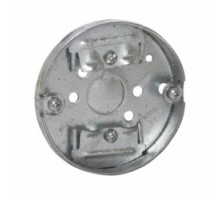 HUBBELL PREMISE WIRING  292   3-1/2 In. Round Ceiling Pan - Drawn with NMSC Clamps, 1/2 In. Depth