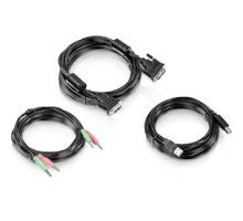 TRENDNET  TK-CD15      15 ft. DVI-I, USB, and Audio KVM Cable Kit