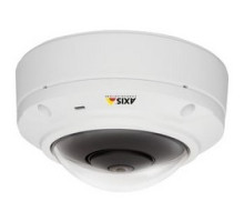 AXIS COMMUNICATIONS  0556-001  M3027-PVE      M3027-PVE Network Camera -a mini dome in vandal-resistant casing for outodoor or indoor install with digital PTZ views, upt to 5 MP resolution @ 12 fps