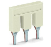 WAGO CORPORATION  2006-403      Push-in Type Jumper Bar, Insulated 3-way, Light Gray