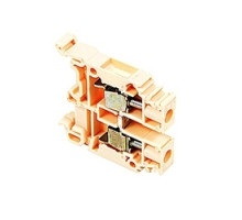 TE-ENERGY  019511812      Through Terminal Block, 22-8AWG, 600V, M 6/8.Vo Beige
