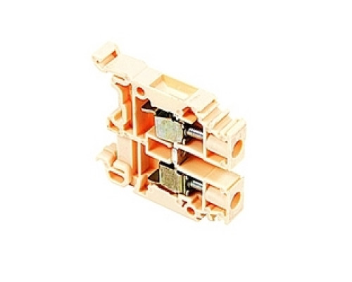 TE-ENERGY  019511812      Through Terminal Block, 22-8AWG, 600V, M 6/8.Vo Beige