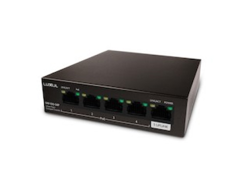 LUXUL WIRELESS  SW-100-04P      4-port GB PoE+ Switch With Uplink 58W