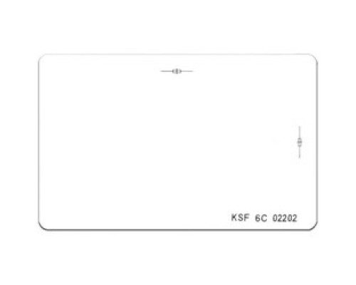 KANTECH SYSTEMS SH-C1   ShadowProx card, KSF, standard, Minimum Qty 100, Increment Qty 100. FPCRD-SSSMW, Kantech format 4086X