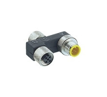 LUMBERG AUTOMATION  900000077      DeviceNet Splitter/T-connector, with one M12 male and two M12 female connectors, 5-poles.