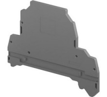 TE-ENERGY  1SNK508911R0000      ES4-D2-SF1 End Section - Dark Grey - 2.5 mm 0.098 In Spacing