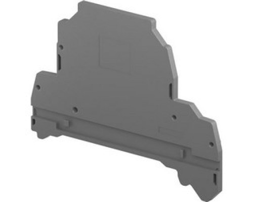 TE-ENERGY  1SNK508911R0000      ES4-D2-SF1 End Section - Dark Grey - 2.5 mm 0.098 In Spacing