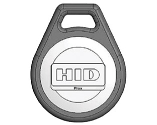 HID GLOBAL CORPORATION  1346LNSMN      Access Control Proximity Keyfob, Standard, RF Programmed, Inkjetted, Key Ring Slot, 125 Kilohertz, 1.56