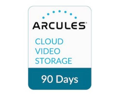 ARCULES INC A0-C-03MP-090-US1 03MP-090   Cloud Video Subscription License With 90 Days Cloud Storage 3MP