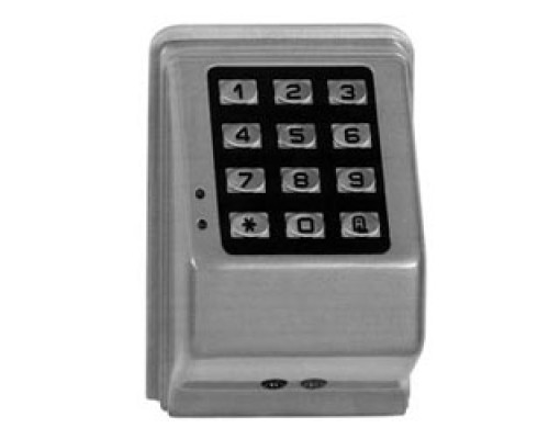 ALARM LOCK SYSTEMS INC  DK3000MS      Door Lock Keypad, Weatherproof, 12-Button, Wall Mount, 12 to 24 Volt AC/DC, Metallic Silver, For Electronic Digital Door Lock