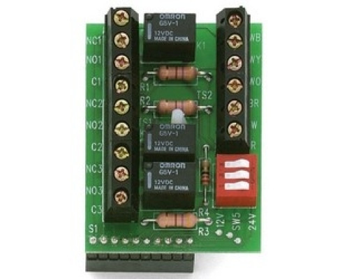 LINEAR CORPORATION  0-219000  293      Relay Module Board, 3-Relay, Plug-On, REX Input, 1 Ampere, For 212I/212W Style Keypad