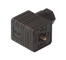 HIRSCHMANN  931965100      GDM 2009 black; Cable Socket with central screw M 3 x 35, 2 contacts + PE, PG9, DIN EN 175 301-803-A, Type A