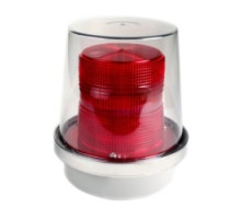EDWARDS SIGNALING  49R-N5-40WH               49 SERIES ADAPTABEACON    FLASHING LIGHT WITH PROTECTIVEPOLYCARBONATE DOME