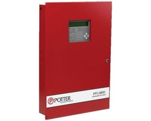 POTTER ELECTRIC  3992655  PFC-6800      Fire Alarm Control Panel, 127 Analog/Addressable Point, 5A at 120 VAC, 3A at 240 VAC, 50/60 Hertz, 17-5/8