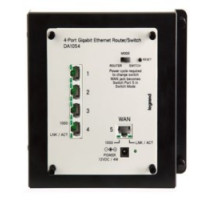 ON-Q/LEGRAND  DA1054  DA1054      Router/Switch, 4-Port, Gigabit, Enclosure Mount, 12 Volt DC, 6 Watt, 4.25