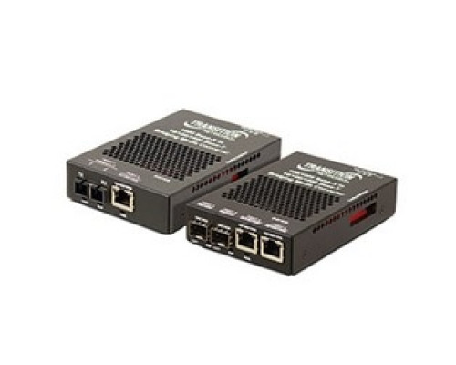 TRANSITION NETWORKS SGFEB1040-230-NA SGFEB1040-230-NA   10/100/1000 Ethernet Media Converter Stand-Alone, 1 Port 10/100/1000Base-T RJ45 to 2 Ports 100/1000Base-X SFP Slot Empty