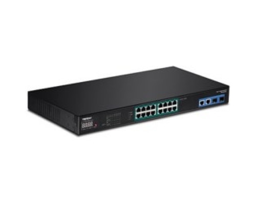 TRENDNET  TPE-3018L      18-PORT GIGABIT NVR POE+SWITCH WITH LED
