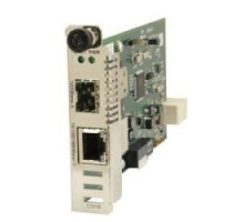 LANTRONIX C3210-1040   ION Gigabit Ethernet Media and Rate Converter Module, 10/100/1000Base-T RJ-45 [100 m] to 1000Base-X SFP Slot empty